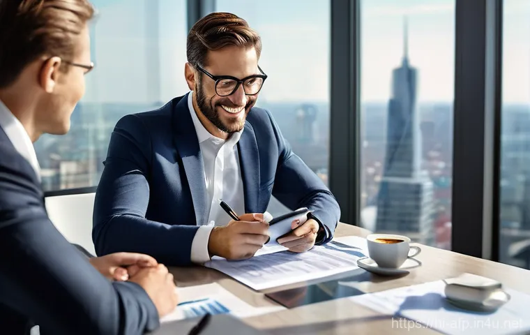 AFP 자격증 취득 후의 커리어 변화 - **Prompt 1: Building Trust and Expertise in Financial Planning**
    "A male financial advisor, in h...