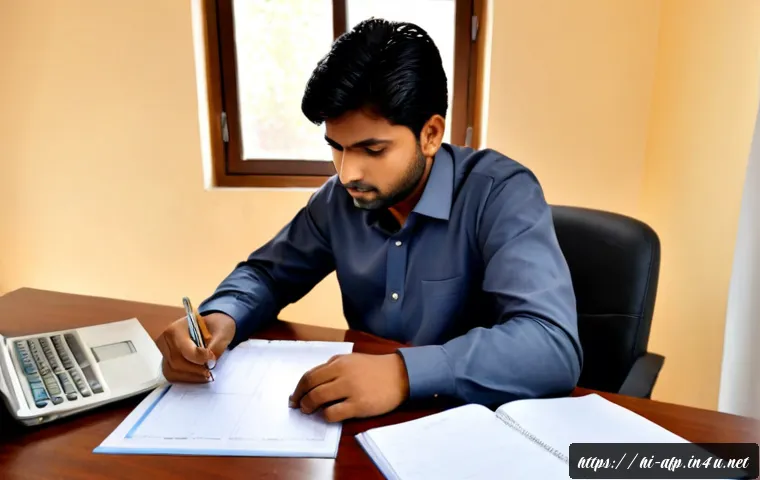 AFP 시험 과목별 학습법 - Photorealistic Indian young professional preparing for a financial planning certification exam at a ...